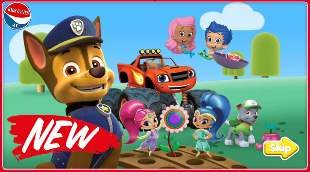 Paw Patrol and Bubble Guppies Games for Friendship Garden – Nick Jr Games – funnygames4ublog